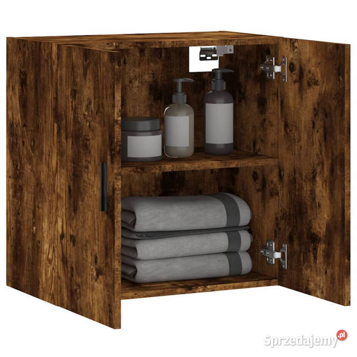Szafka ścienna przydymiony dąb 60x31x60 WM829985 Warszawa sprzedam