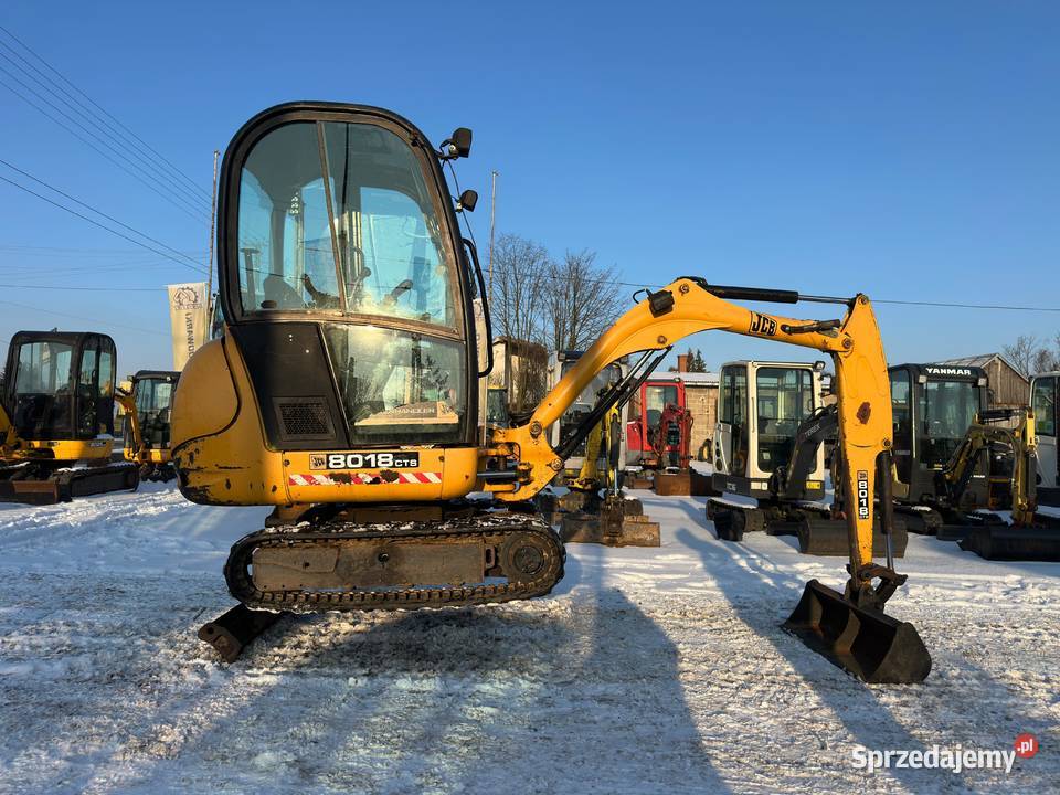 JCB 8018 Mini koparka JCB 8018 z 2012r ładna łódzkie Złoczew