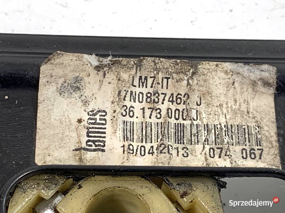 PODNOŚNIK SZYBY PRAWY PRZÓD VW SHARAN 7N0837462J sprzedam