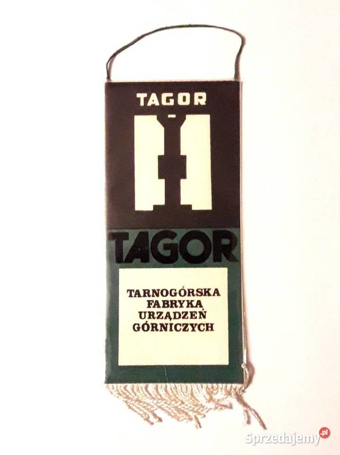 Proporczyk Tarnowskie góry Tagor PRL plakietka Piotrków Trybunalski