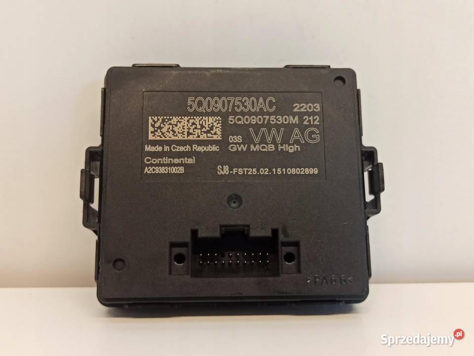 MODUŁ STEROWNIK GATEWAY AUDI A3 8V 5Q0907530AC