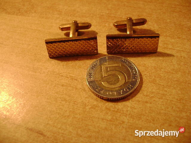 Starocie z PRL Biżuteria Spinki męskie do Gdynia