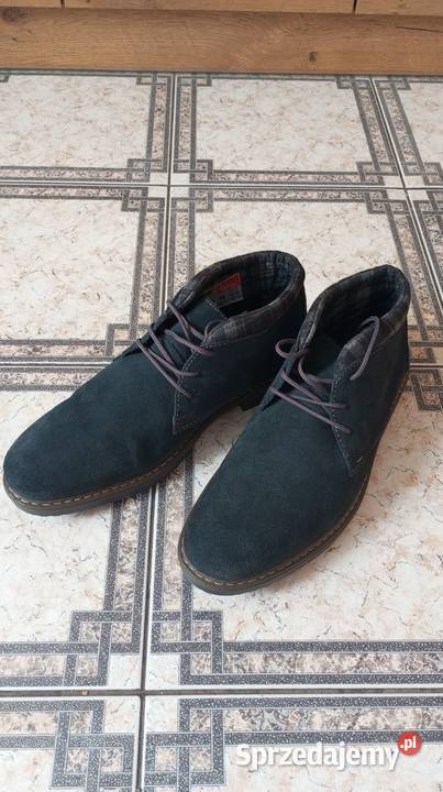 Rieker sztyblety trzewiki buty męskie skórzane