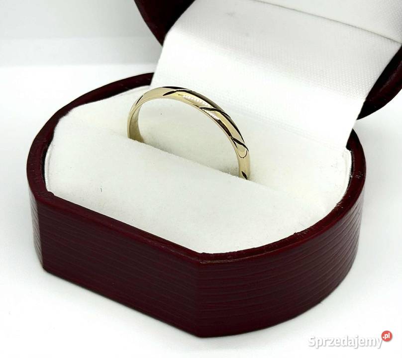 Złota obrączka pr585 276g R29 złoto warmińsko-mazurskie Elbląg