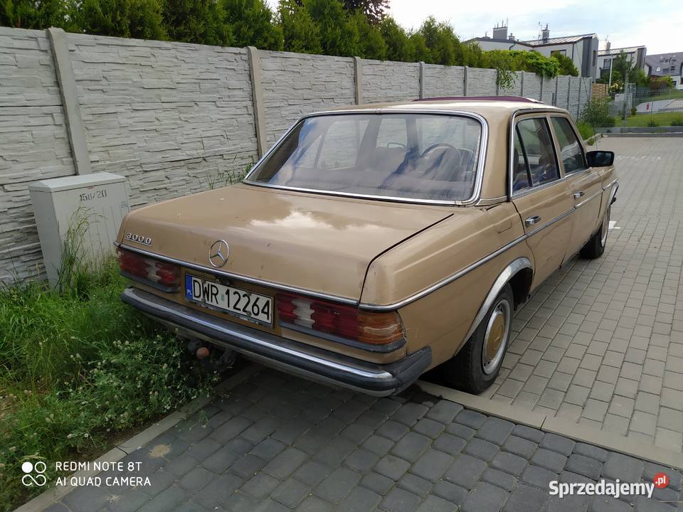 Mercedes W123 30D Beczka produkcja 1982 3000cm3 dolnośląskie Wrocław