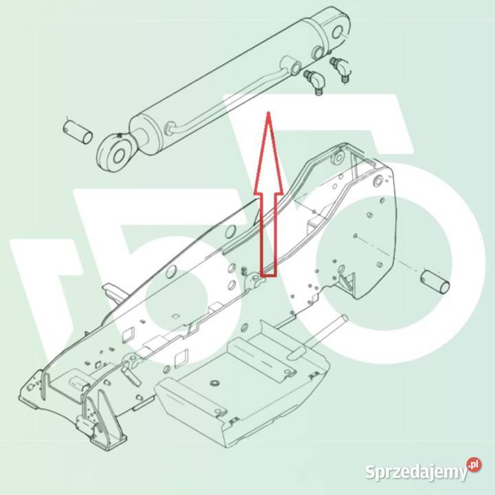 Siłownik hydrauliczny CNH 87741193 87741192 Pozostałe Wilkowo sprzedam
