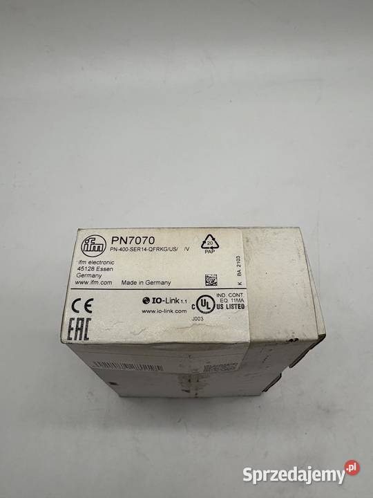 IFM PN7070 Czujnik ciśnienia Warszawa sprzedam