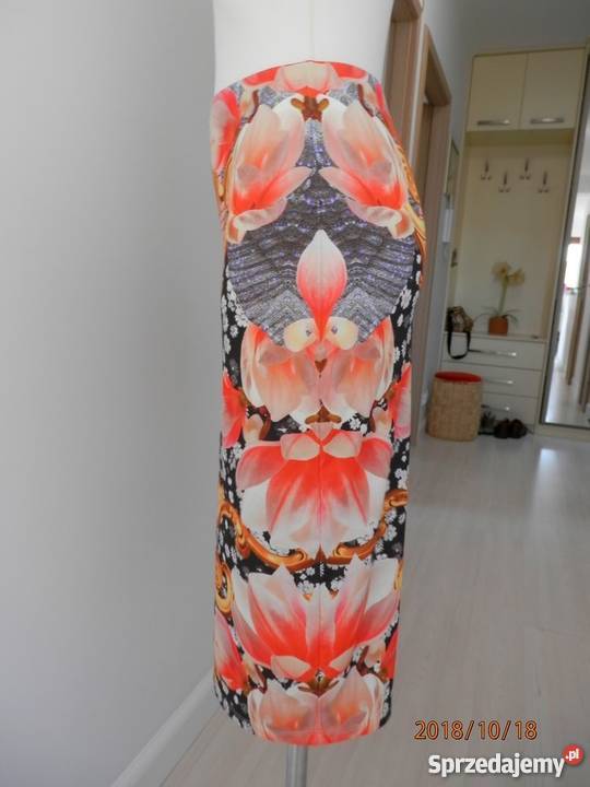 Spódnica w stylu Versace Tuba Ołówkowa Midi Łomża