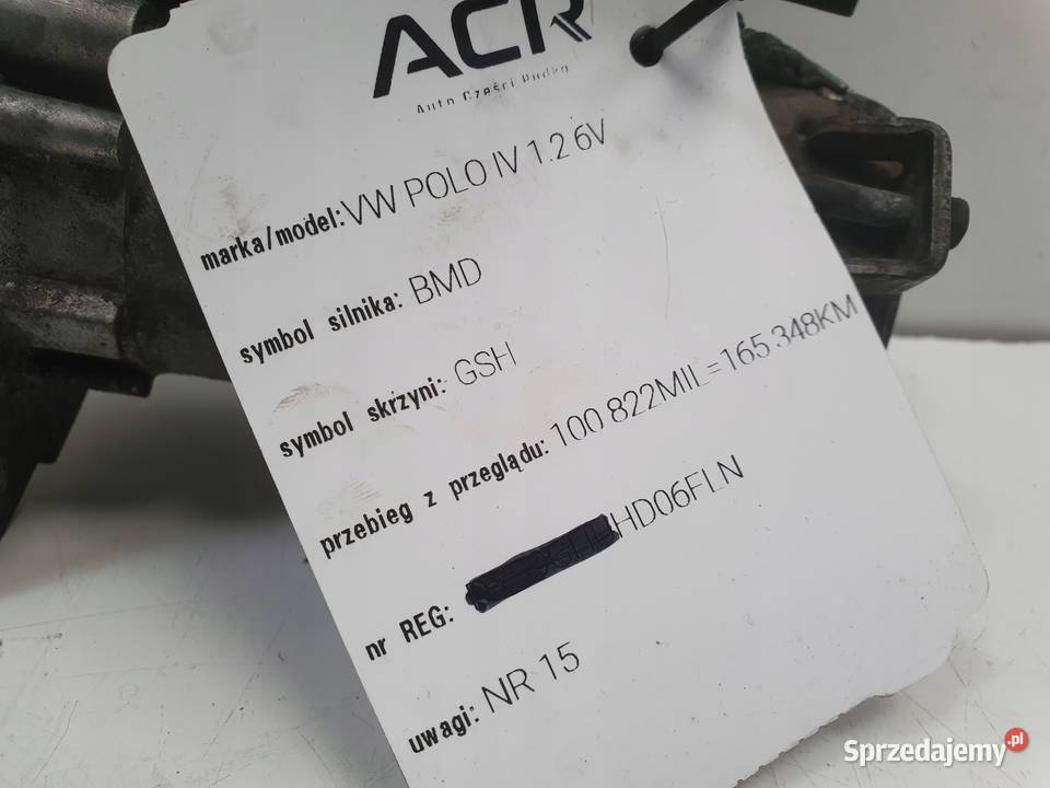 ROZRUSZNIK VW Polo IV 12 6V ROZRUSZNIK valeo Motoryzacja