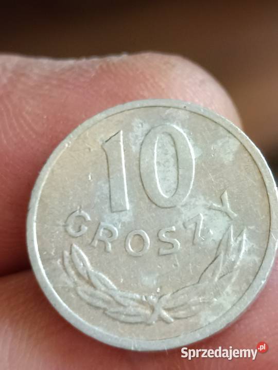 Sprzedam 10 gr 1980 r mala skretka Numizmatyka sprzedam