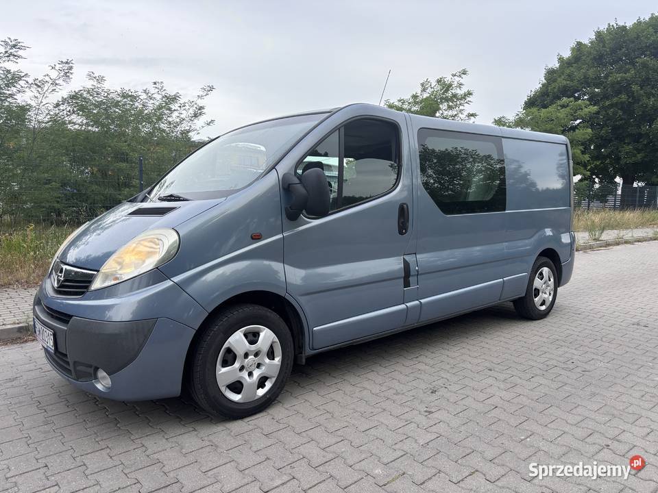 Opel Vivaro L2H1 20 benzynaLPG wersja 5osobowa nieuszkodzony Kostrzyn nad Odrą