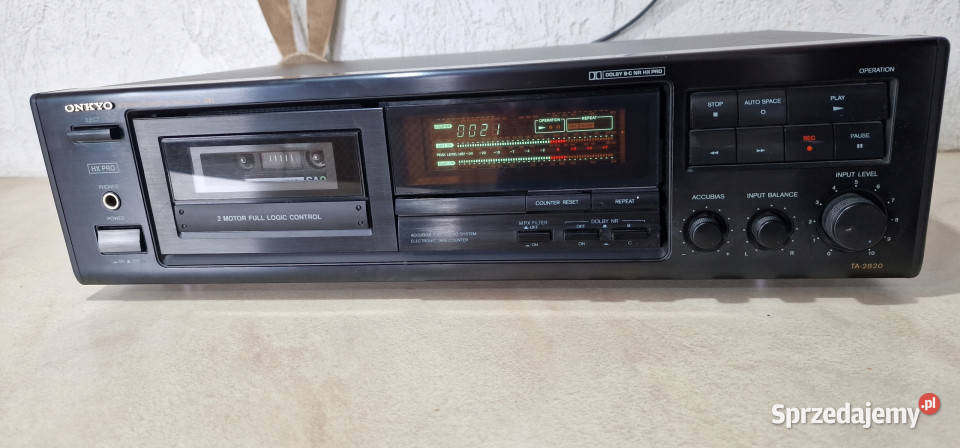Magnetofon cassette deck ONKYO TA2820 TA 2820 Magnetofony Międzychód