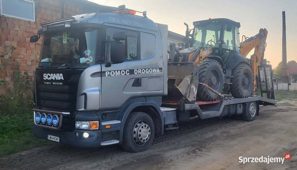 Scania laweta pomoc drogowa kujawsko-pomorskie Wąbrzeźno