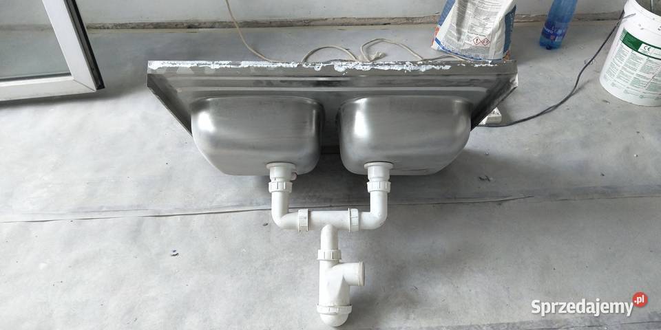 Zlewozmywak nierdzewny Alu dwukomorowy Łódź sprzedam