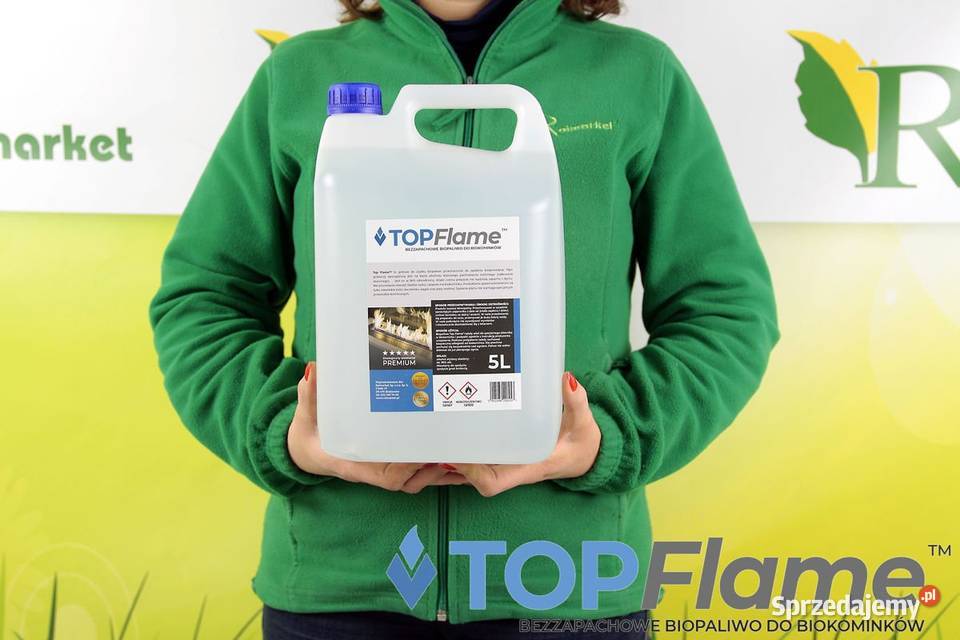 BIO PALIWO do kominka BIO kominka TOP FLAME 5l Cieśle