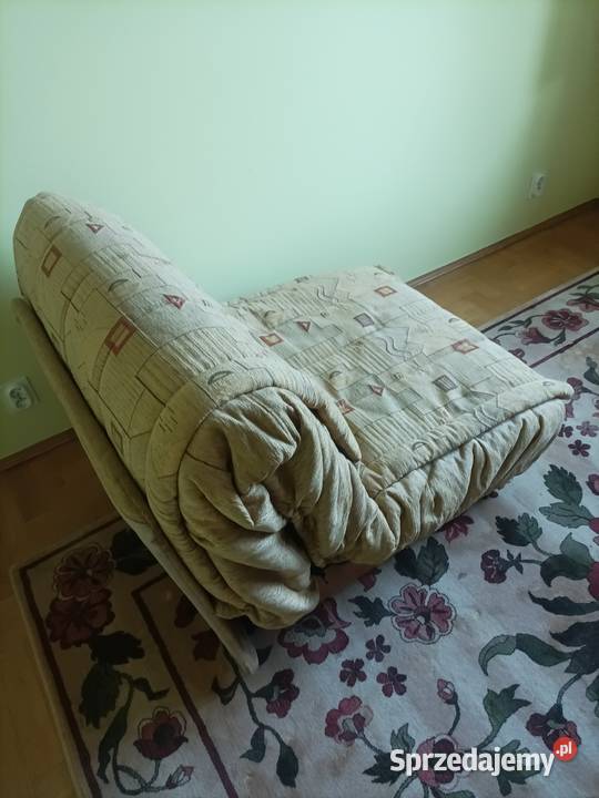 ŁóżkoFotel rozkładany jednoosobowy materiał stan Bydgoszcz