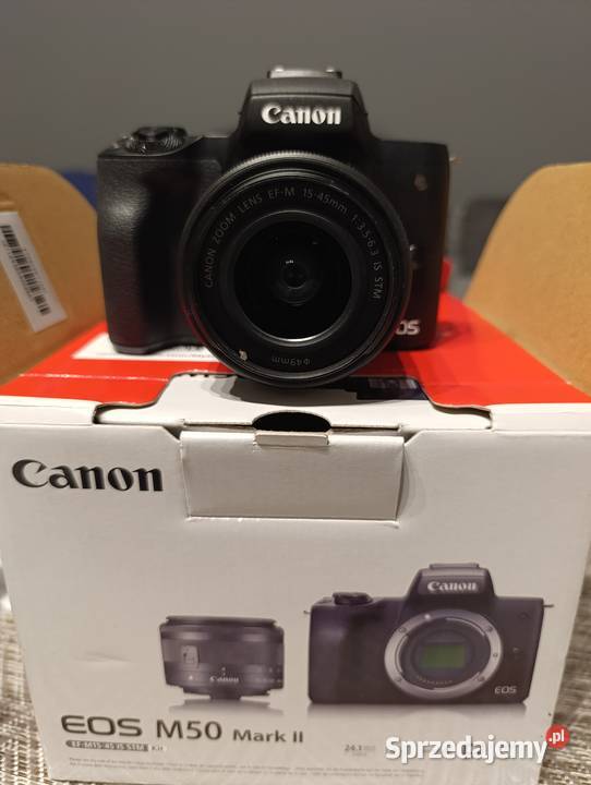 Aparat Canon EOS m50 Mark II podkarpackie Rzeszów sprzedam