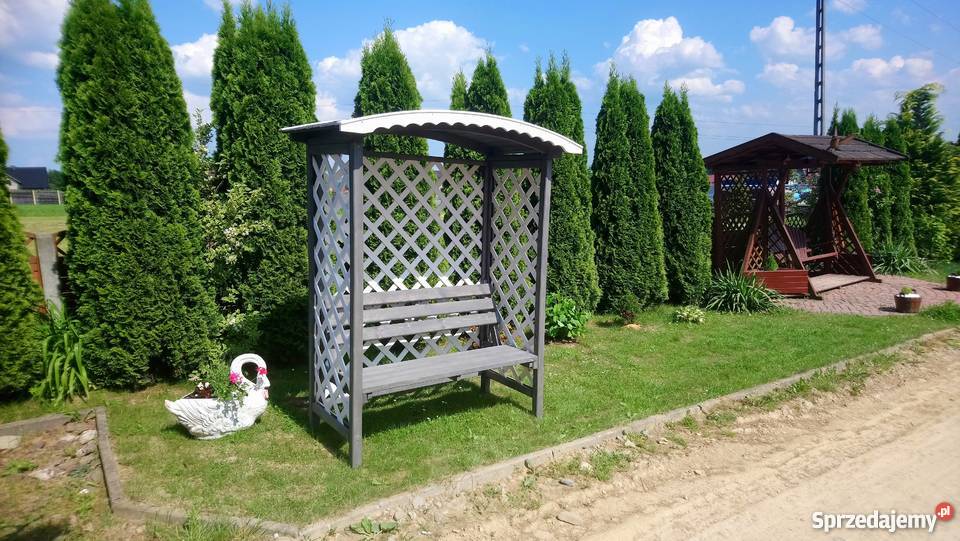 Pergola z ławką sprzedam