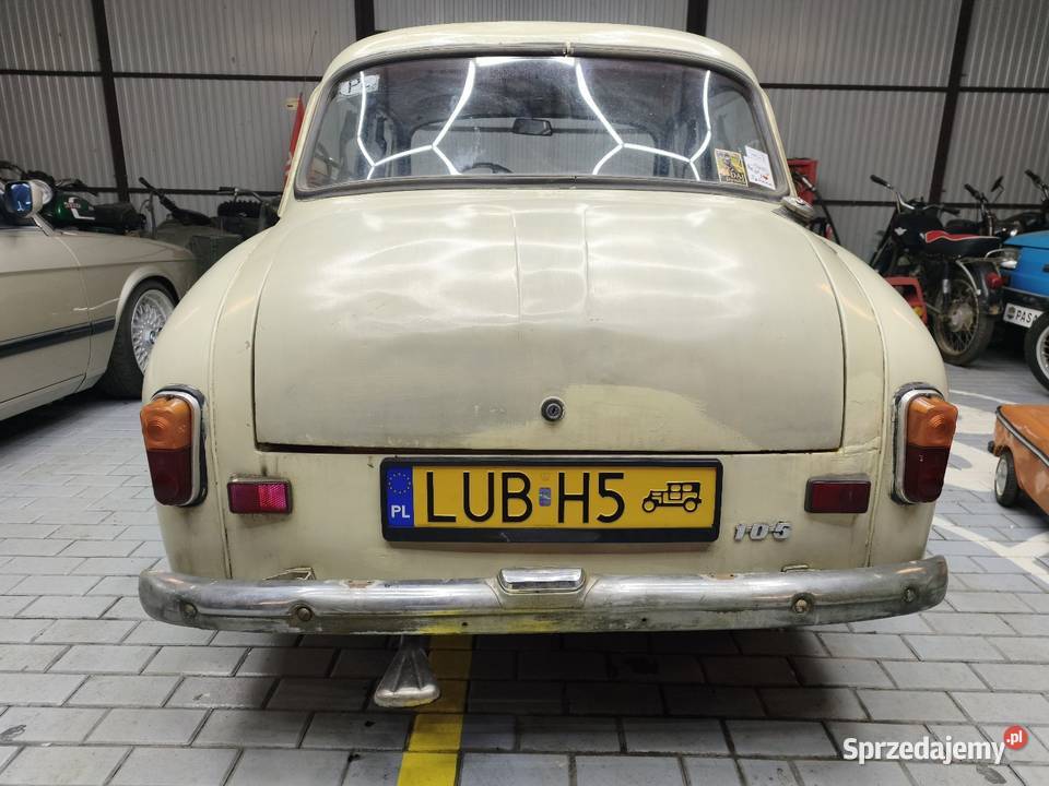 Syrena 105 żółte tablice kupiony w polskim salonie Zamość