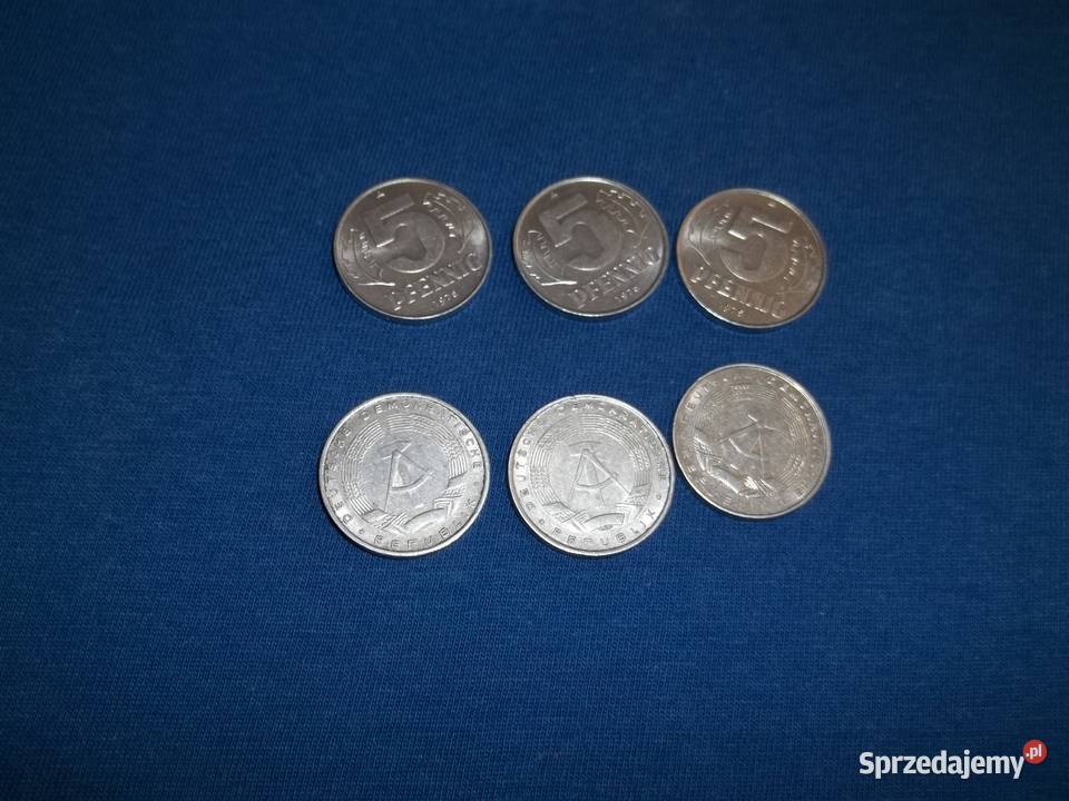 Monety NIEMCY DDR zestaw 23 Łódź