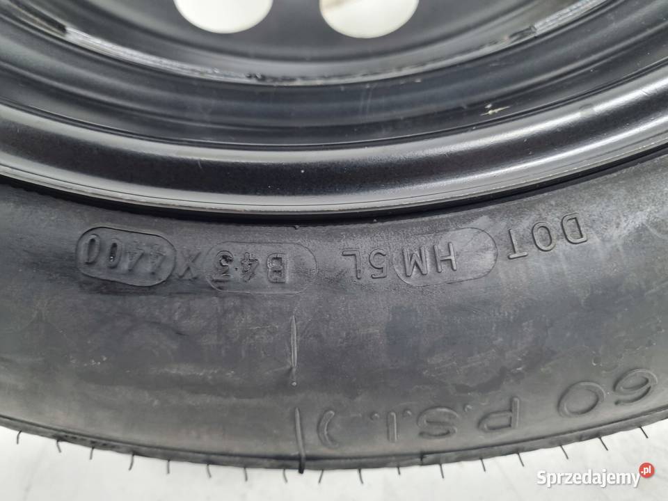 KOŁO DOJAZDOWE 12580 R17 9209872 5x108 Chełm