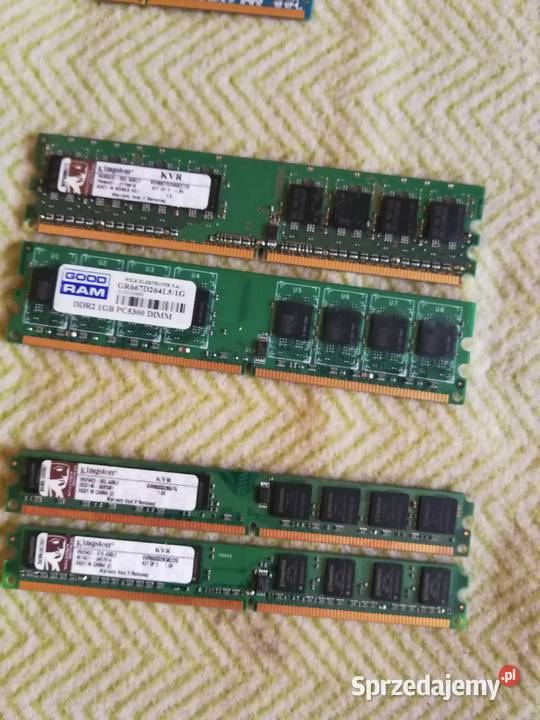 Pamięci RAM PC i Laptop 17 sztuk 1GB 2GB 4GB DDR Szczecin sprzedam
