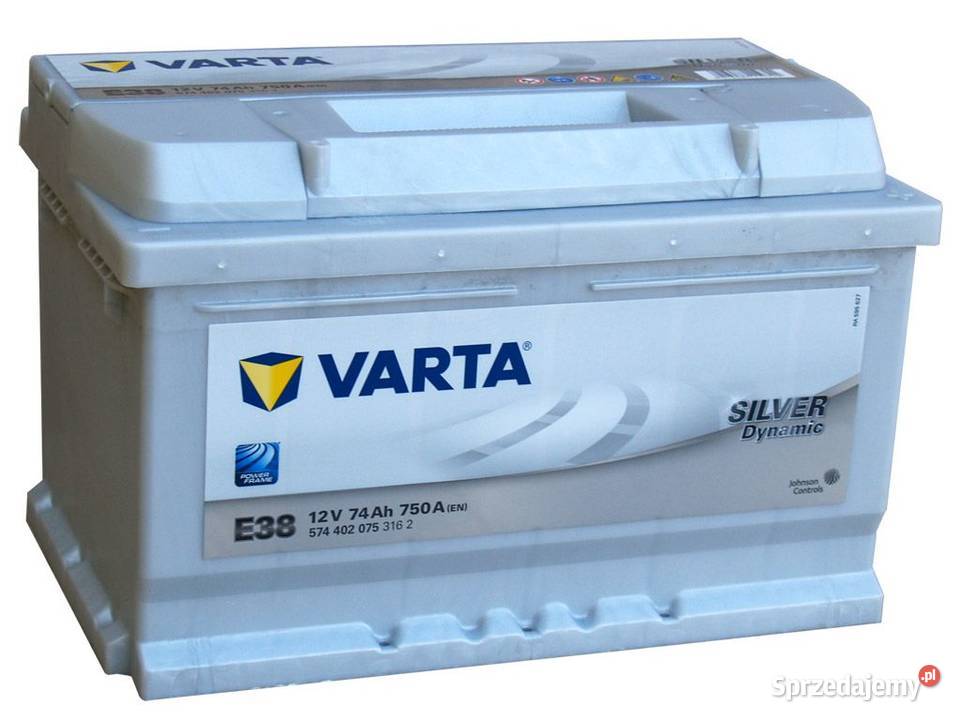 Akumulator VARTA Silver Dynamic E38 74Ah 750A Września sprzedam