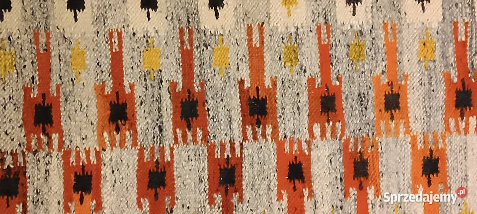 Kilim wełniany Art Deco Ład geometryczny wzór Kraków
