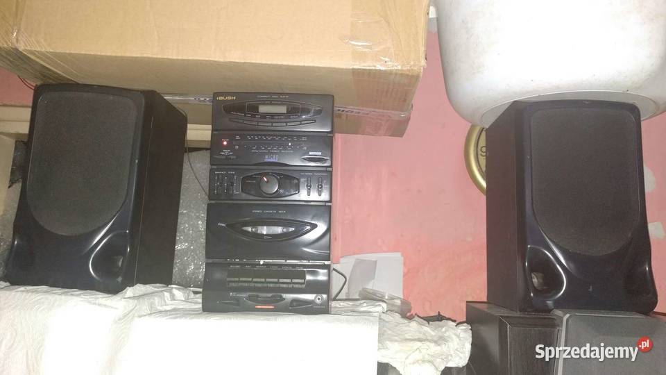 radio kaseta CD wieża BUSH komplet