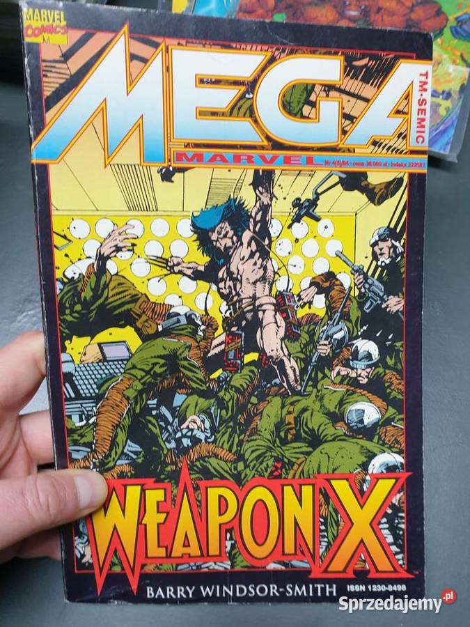 Mega Marvel 4 5 1994 Weapon X Wolverine TMSemic Gdynia