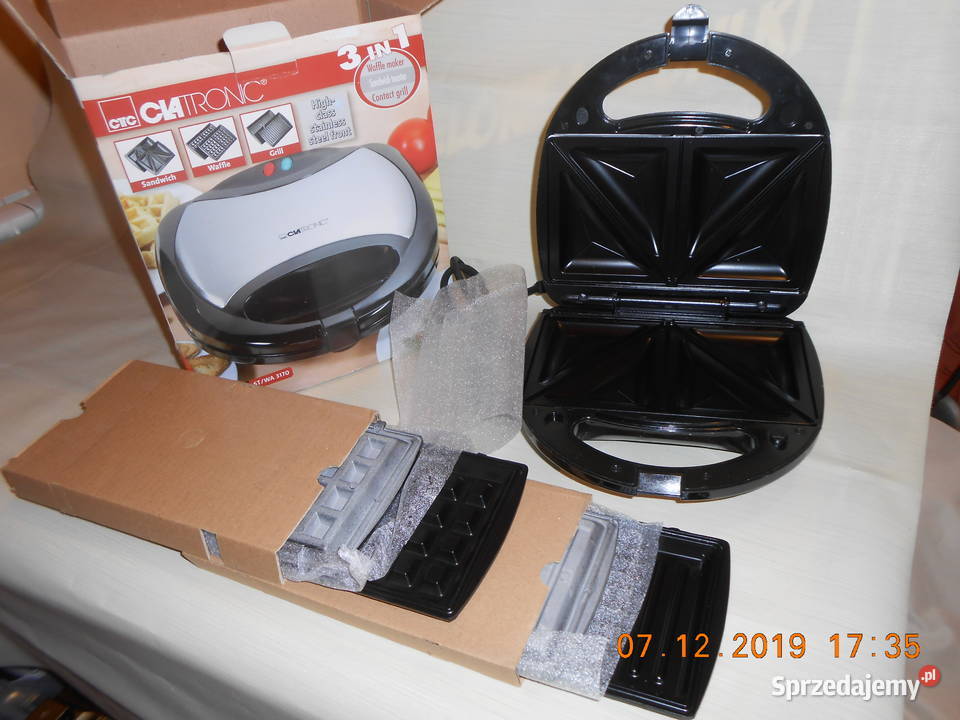 Opiekacz 3 w 1 sandwich wafel grill niemiecki