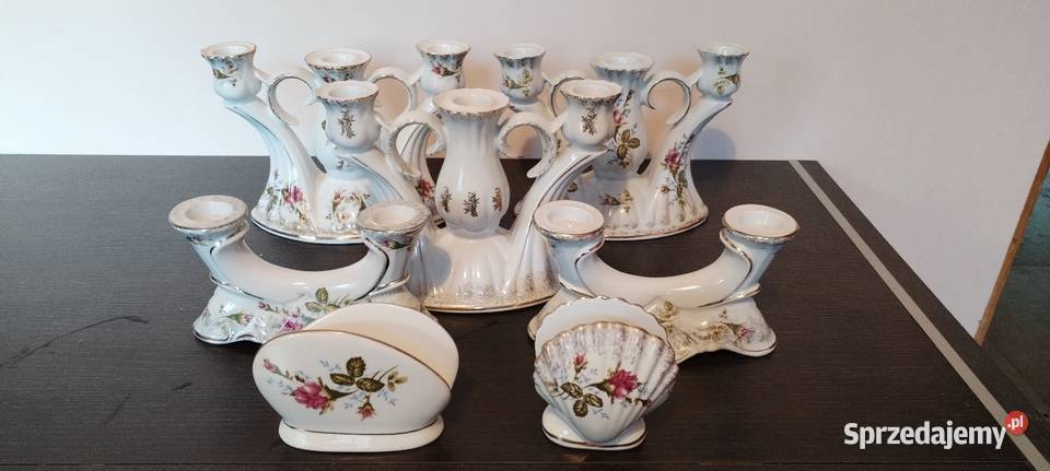 Porcelana Chodzież Iwona świeczniki i serwetniki Porcelana i szkło