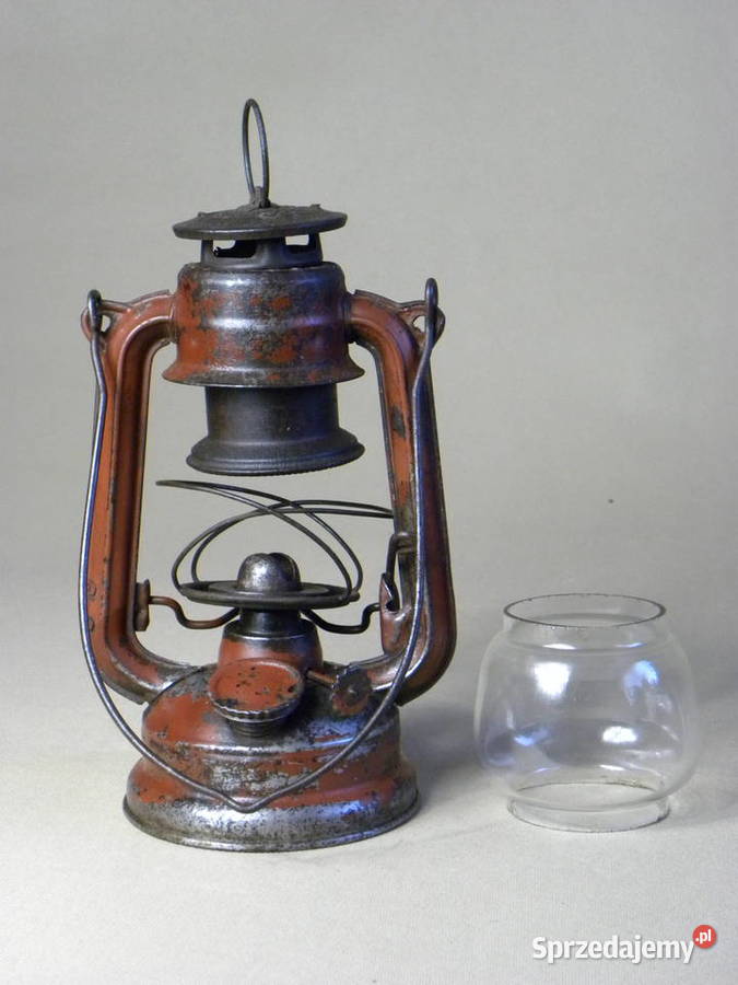 Polska lampa naftowa Jupiter 0 Huta Silesia Legnica