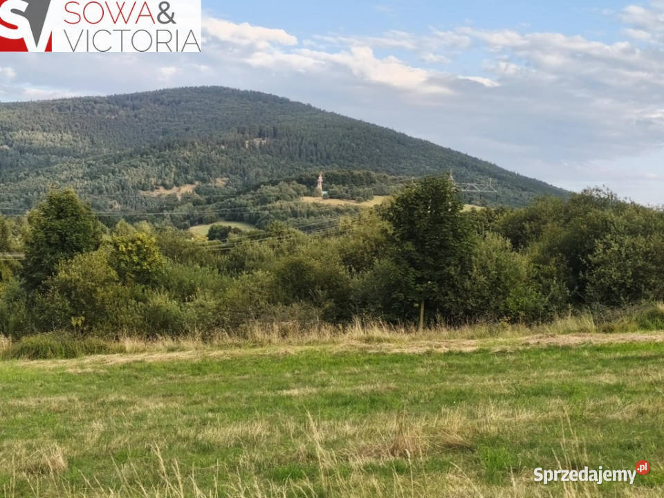 Widokowa działka na dom rekreacji indywidualnej dolnośląskie Walim sprzedam