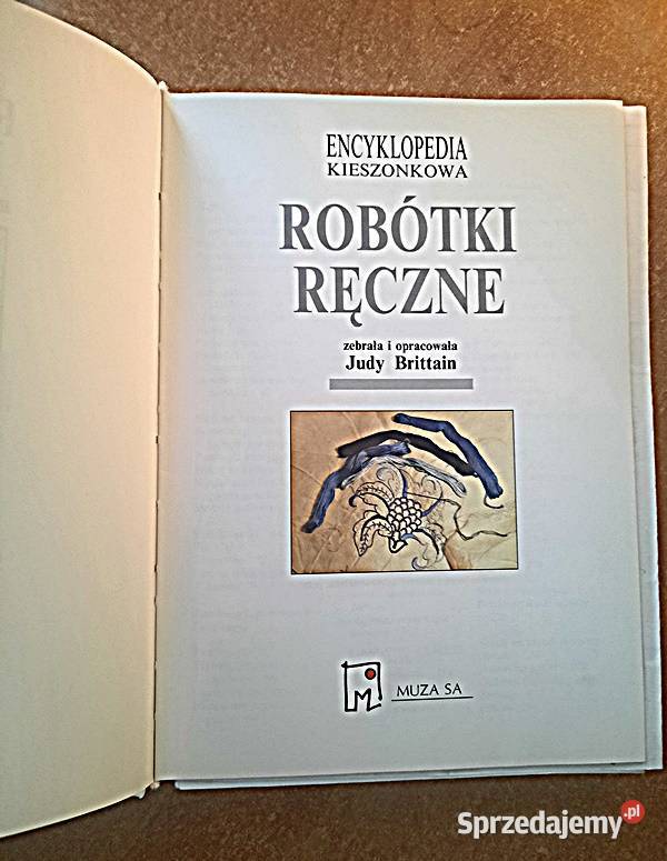 Robótki ręczne encyklopedia kieszonkowa J Rok wydania 1996