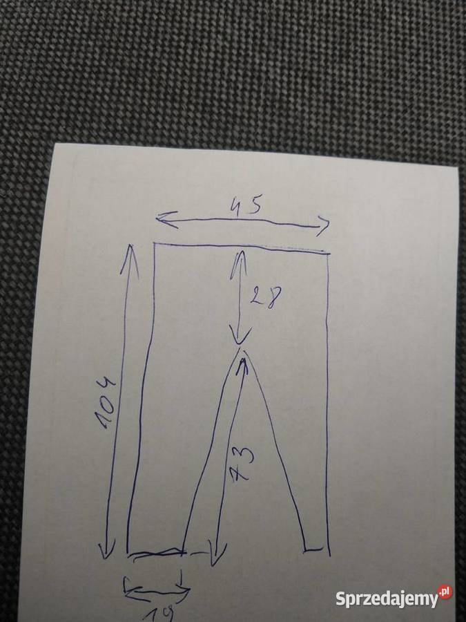 Spodnie czarny jeans kujawsko-pomorskie Bydgoszcz