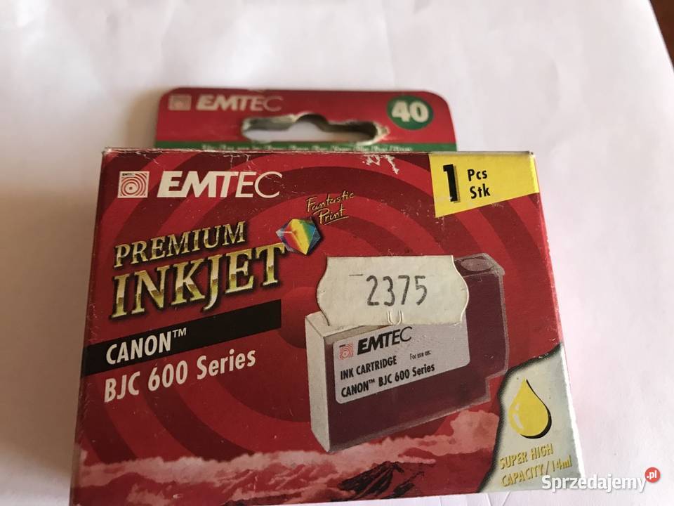 TUSZ CANON BJI 201 Magenta yellow BJC600 Drukarki i skanery dolnośląskie Wałbrzych