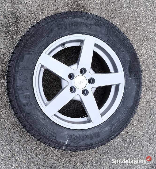 Komplet kół letnich 195 65 R15 na aluminiowych Tychy