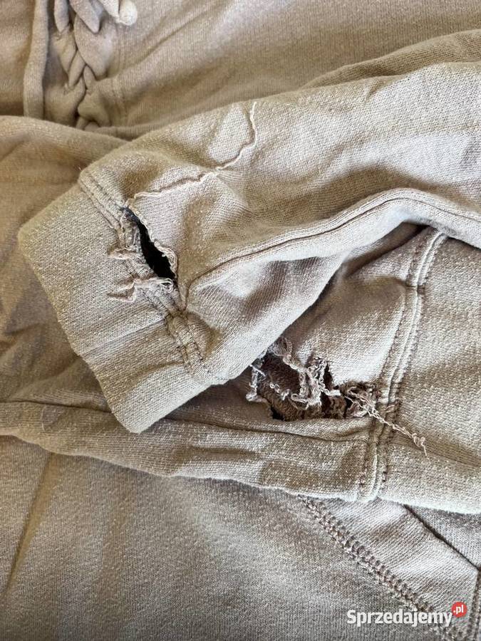 Fioletowa bluza sweter z wiązaniem i z kapturem Jasło