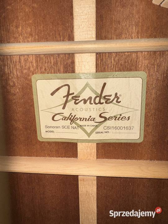 Gitara FENDER elektroakustyk CALIFORNIA SERIES