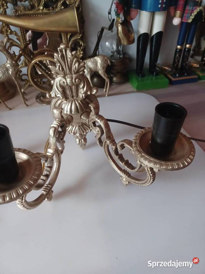 Kinkiet mosiężny wielkopolskie Poznań