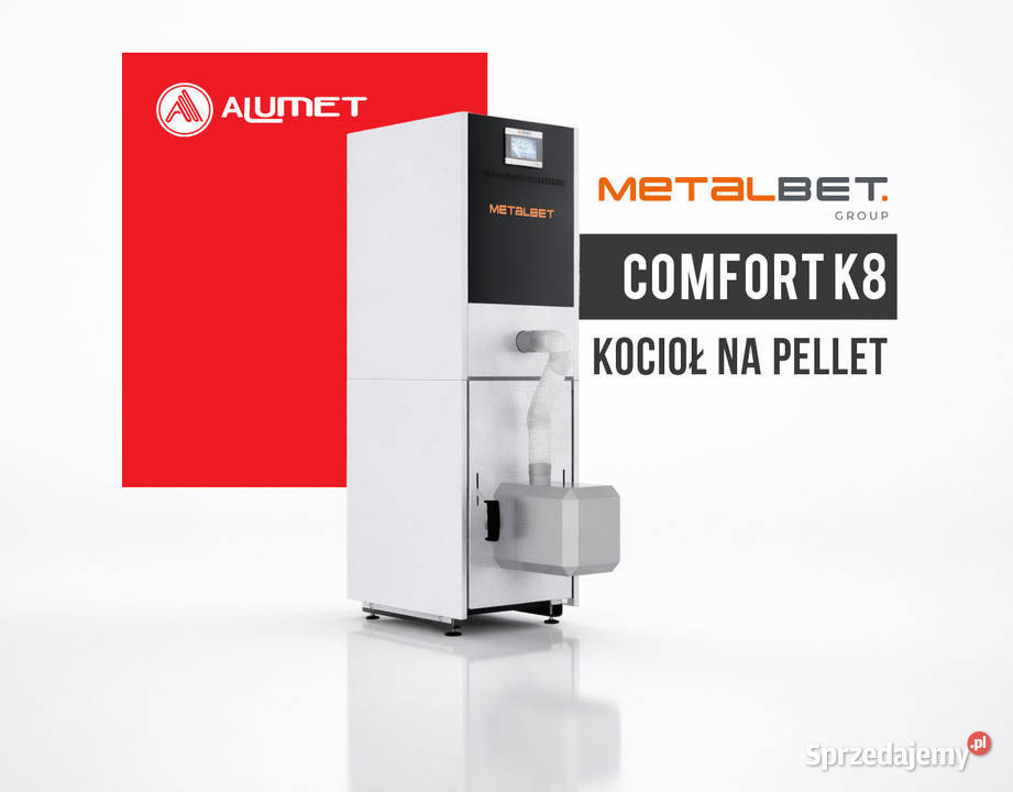 Piec CO pellet Comfort KS8 Metalbet Miechów