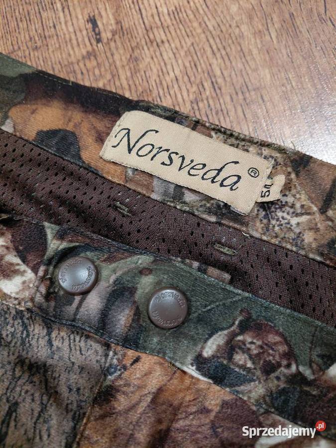 Spodnie myśliwskie Mossy Oak NORSVEDA uszkodzone dolnośląskie