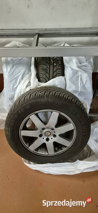 Felgi aluminiowe 16 z oponami zimowymi Nissan Warszawa sprzedam