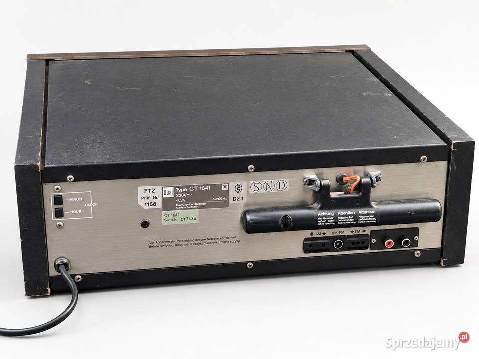 Kultowy Tuner Vintage DUAL CT 1641 Klasyka z Lat Poddębice