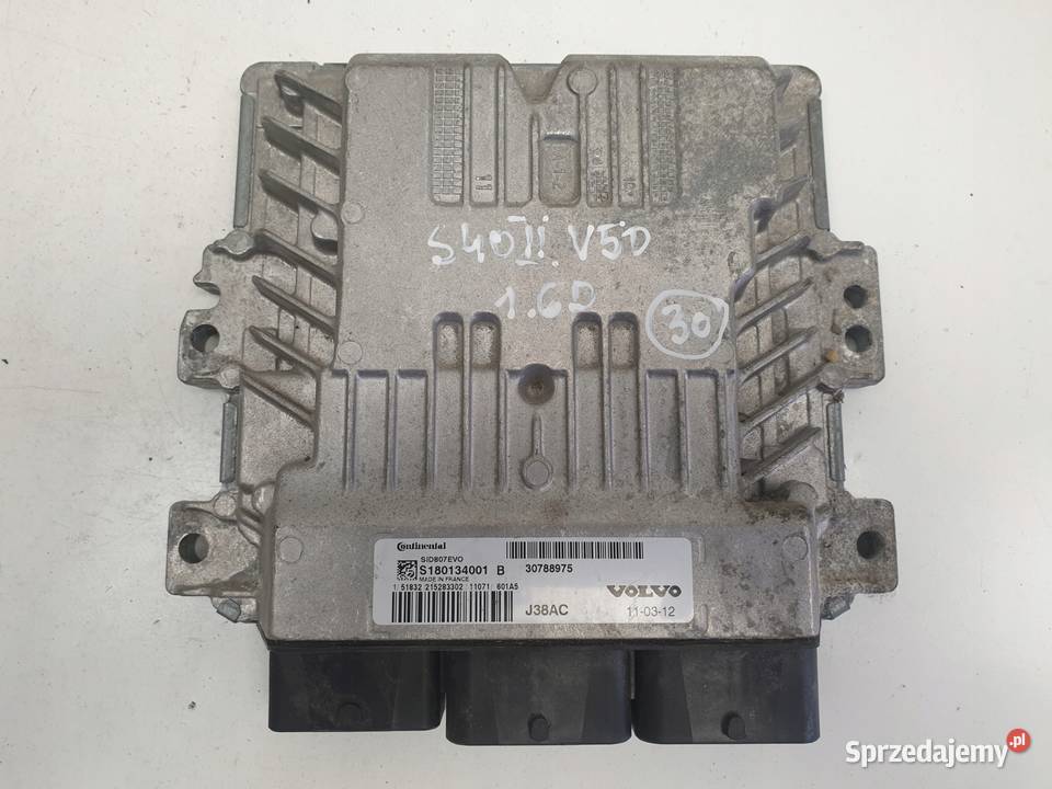 Volvo S40 II V50 16 D STEROWNIK SILNIKA komputer osobowe lubelskie Janów