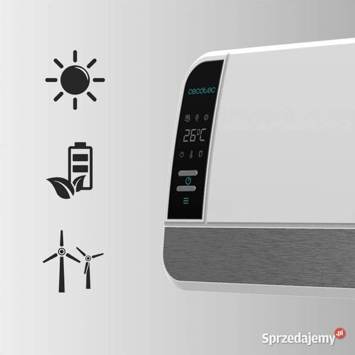 Cecotec Radiatore Elettrico a Basso Consumo in Dom i Ogród