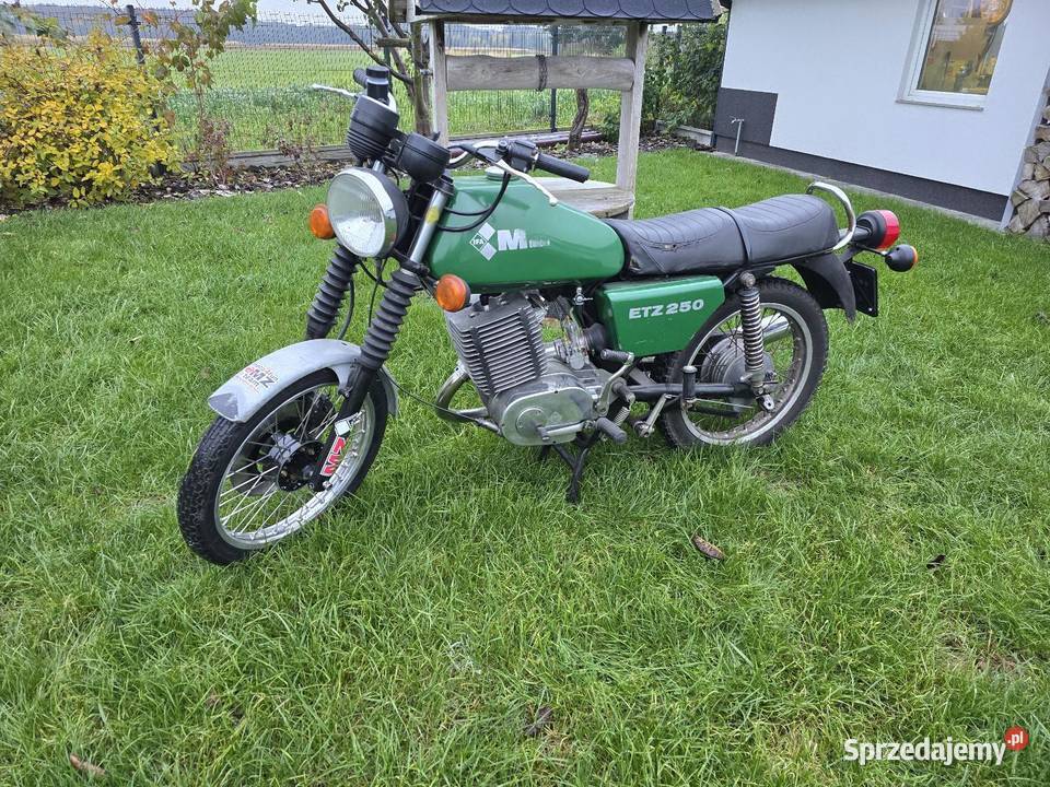 MZ etz 250 zarejestrowana w orginale Gołuchów