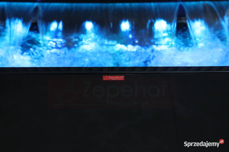 Czarna wanna z hydromasażem EBXD710 prostokątna Grabówka sprzedam