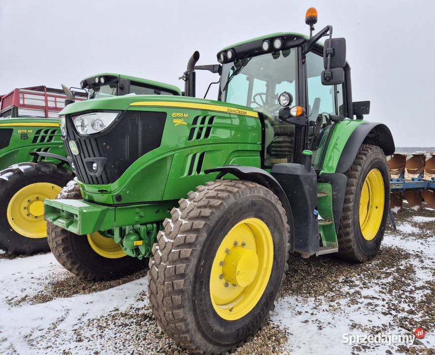 John Deere 6155M nie pracował w rolnictwie Pneumatyka z Niemiec